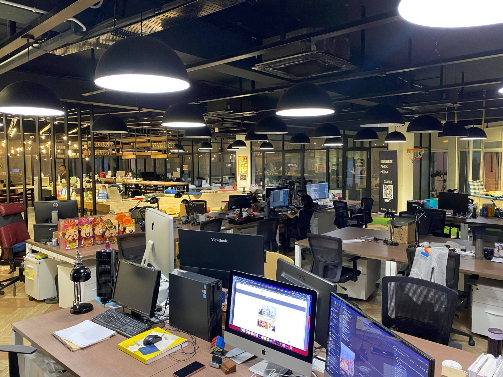 PCball Online Studio workspace at Sandbox Space Kuala Lumpur